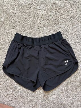 Gymshark Black Women's Athletic Running Shorts